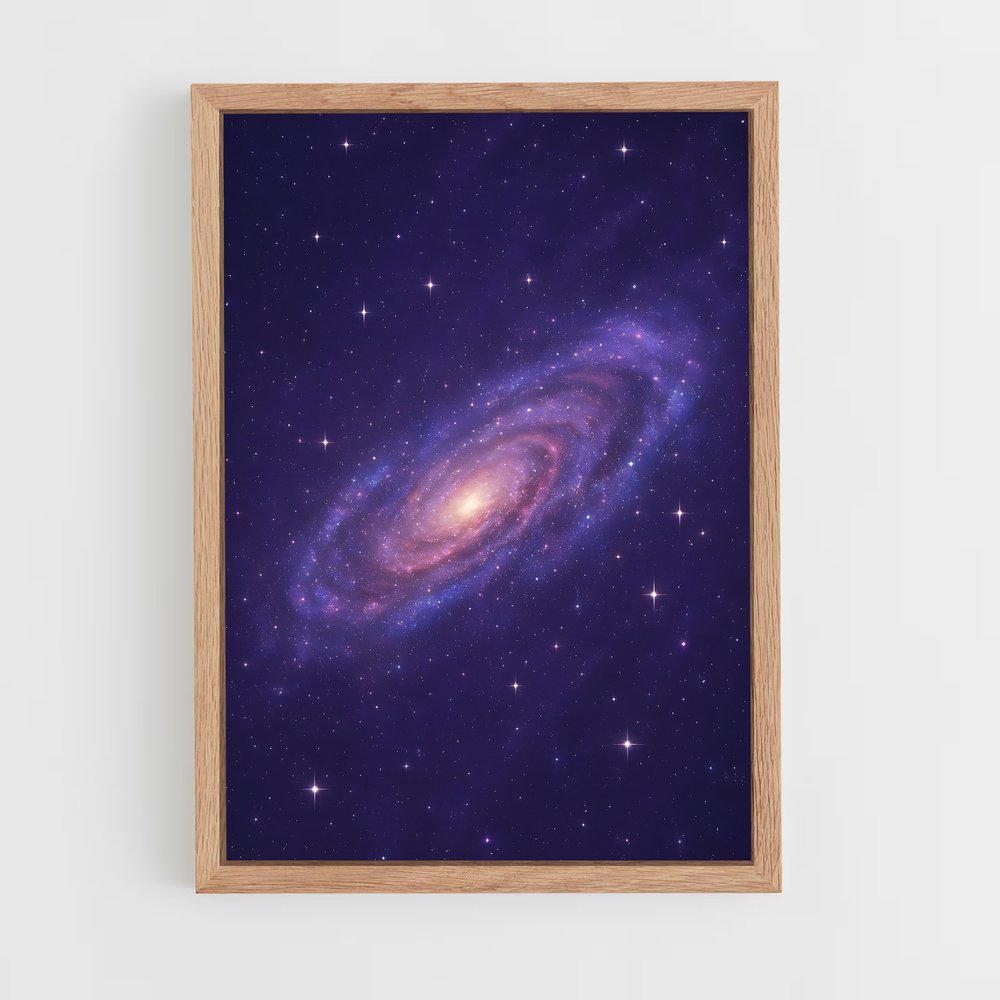 Poster magnifique galaxie d'Andromède (vue 4)